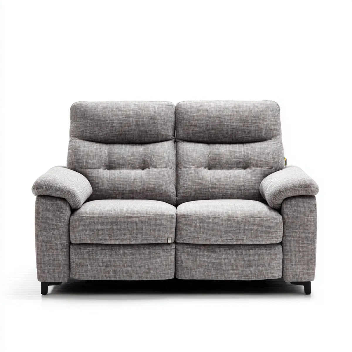 2-Sitzer Relaxsofa Grau 152 x 95 x 101 cm Polyester Rechteckig